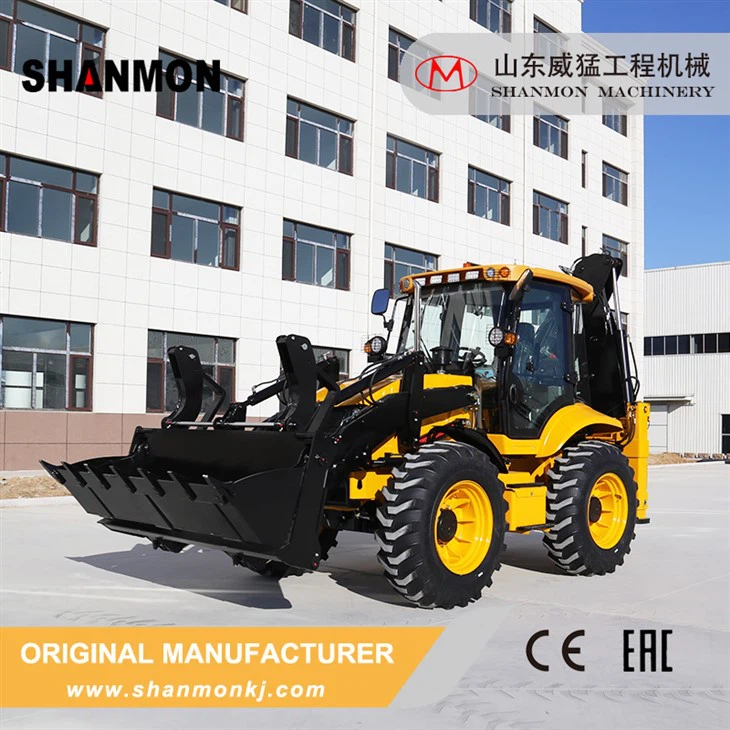 Mini Compact Wheel Excavator Loader